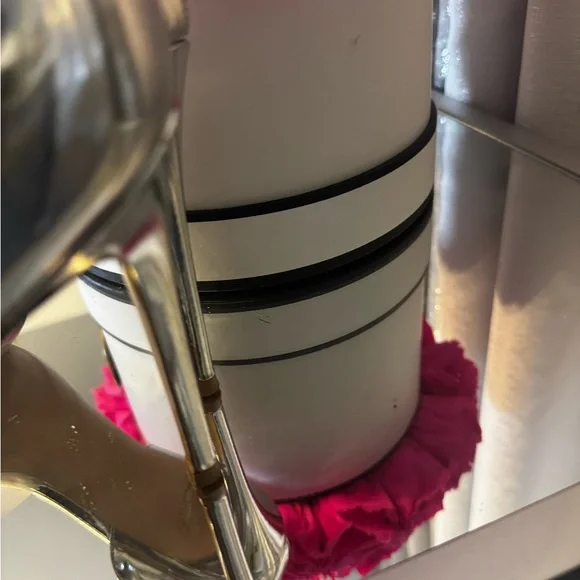 Gianvito Rossi Silver and Cream Heels - Picture 3 of 8